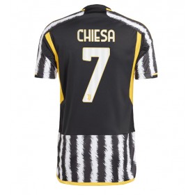 Juventus Federico Chiesa #7 Heimtrikot 2023-24 Kurzarm